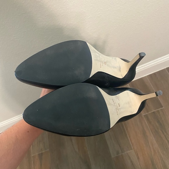 Worn 1x wide calf tall black boots with heel - Picture 6 of 6